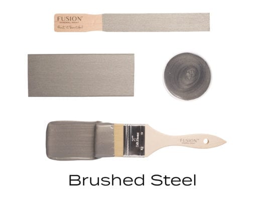 brushed steel fusion mineral paint