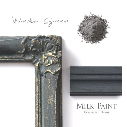 Windsor Green Homestead house milk paint
