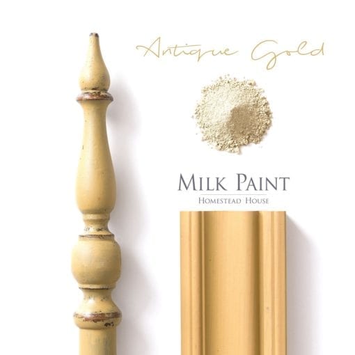 antique gold milk paint