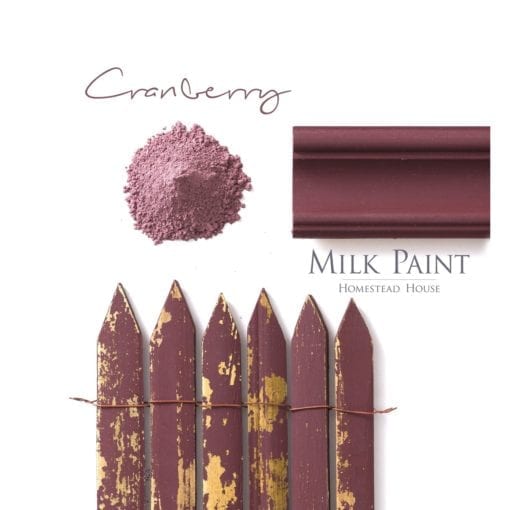 cranberry milk paint