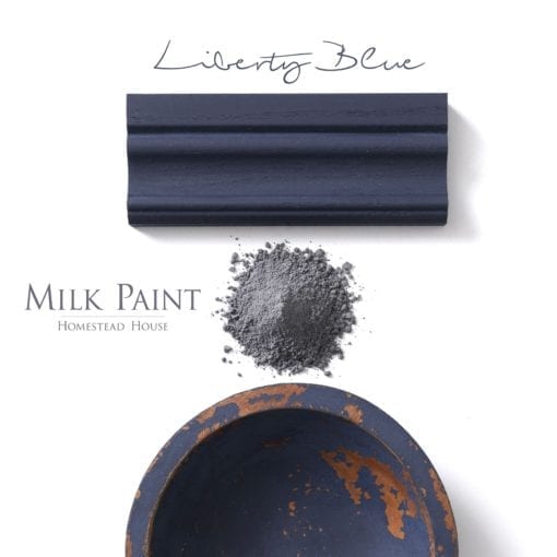 liberty blue milk paint