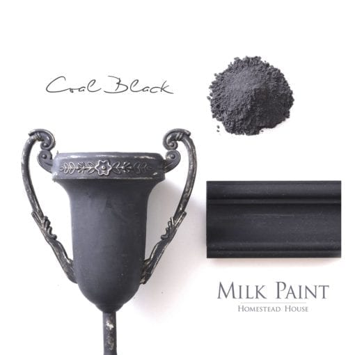 coal black milk paint