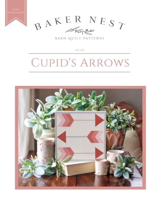 Cupid's Arrows Barn Quilt Pattern