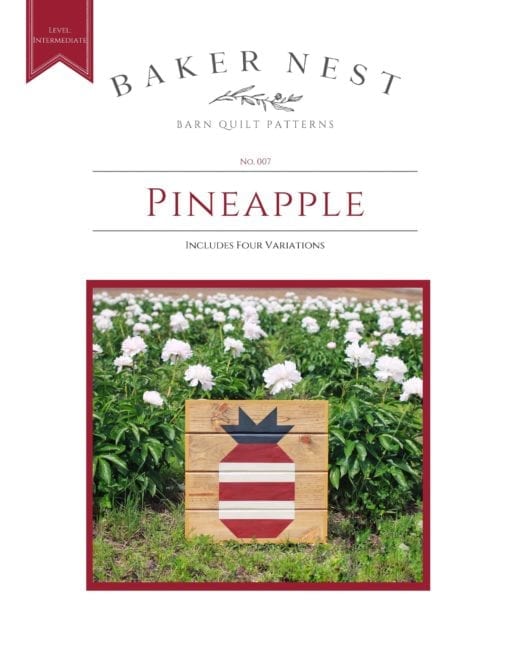 Pinapple Barn Quilt Pattern Book