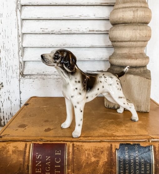 vintage dog statue