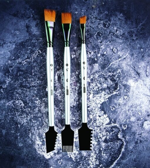 RE DESIGN Double Sided Texture Brushes Set of 3