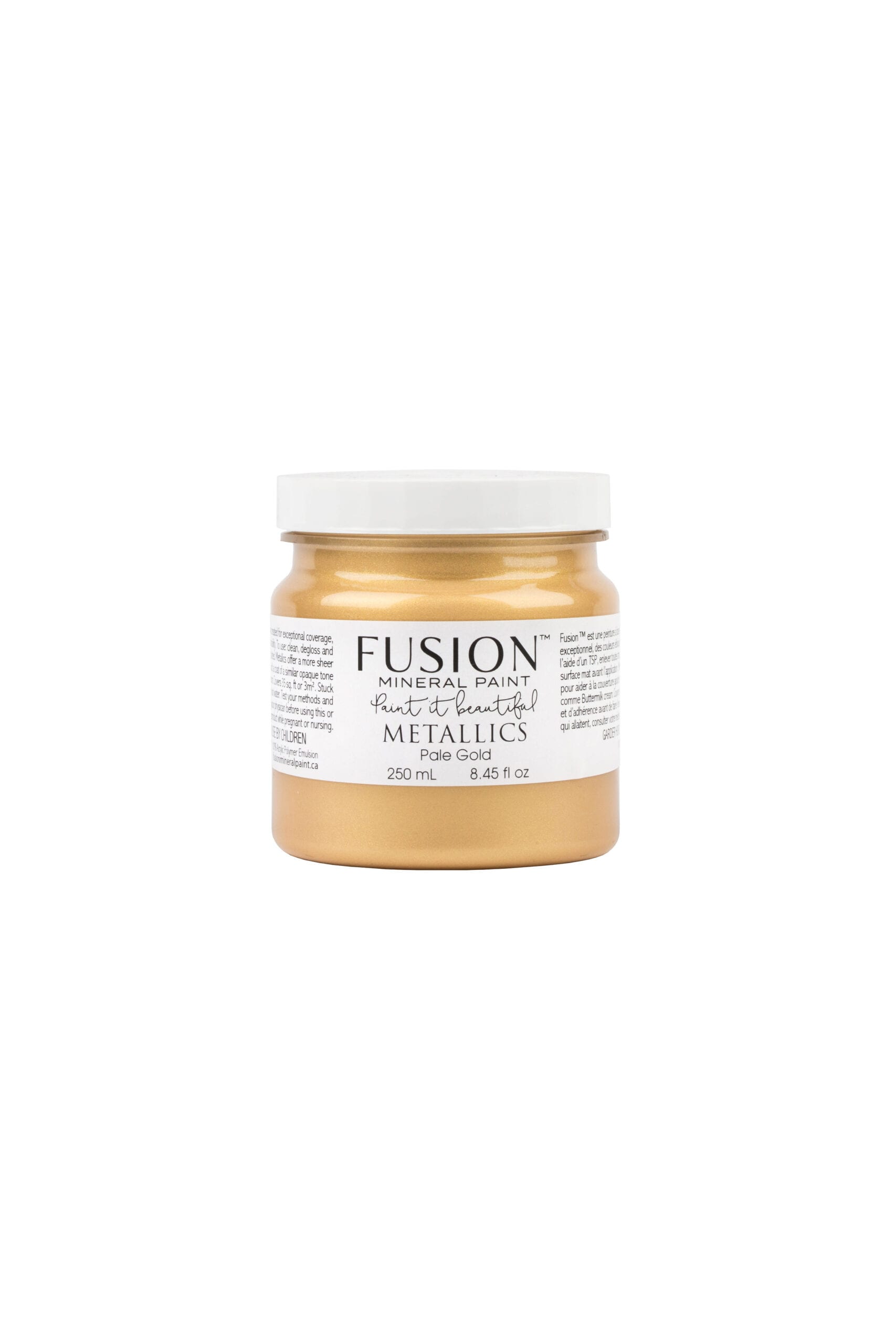 Fusion Mineral Metallic Paint -Pale Gold - Painted