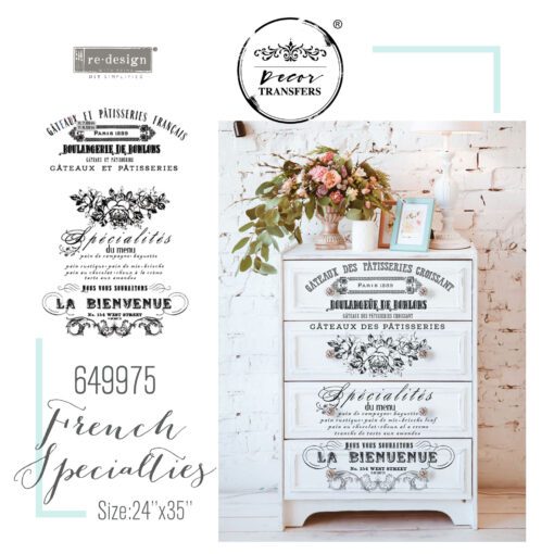 French Specialties Decor Transfer Redesign by Prima