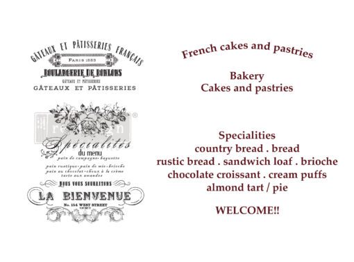 French Specialties Decor Transfer Redesign by Prima