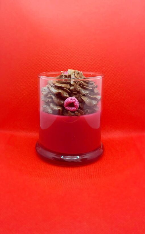 Chocolate Raspberry Tart Candle
