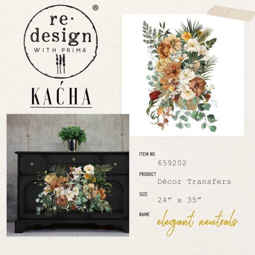 Kacha Elegant Neutrals Redesign with Prima Transfer