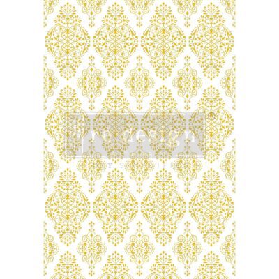 Kacha Golden Damask Redesign with Prima Transfer