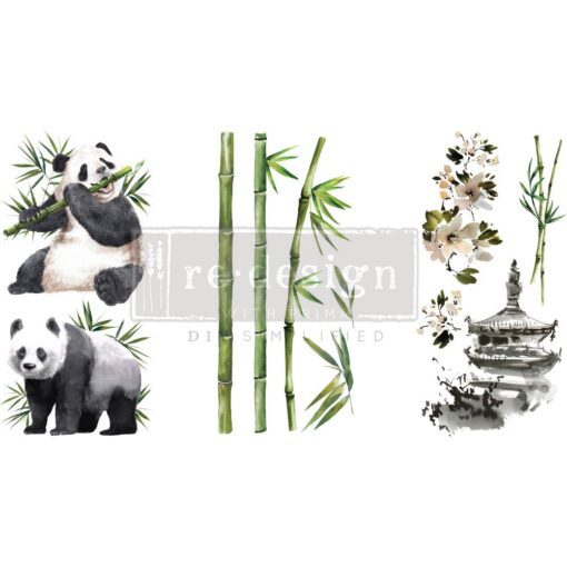 Panda Sweet Small Decor Transfer by Redesign with Prima