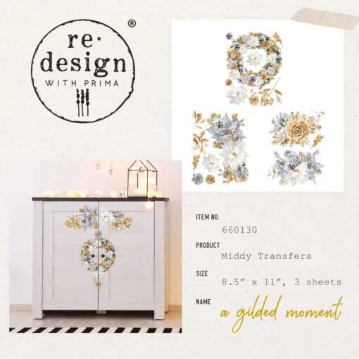 Gilded Moment Middy Transfer Redesign with Prima