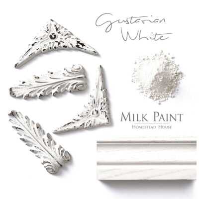 Gustavian White Homestead House Milk Paint