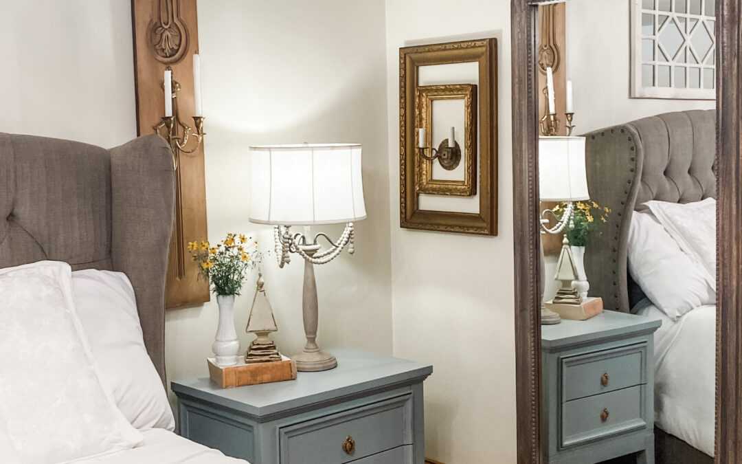 How to Refresh Nightstands with Milk Paint