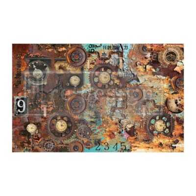 Tarnished Parts Decoupage Decor Tissue Paper Redesign with Prima