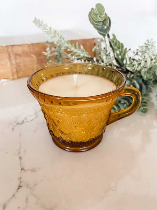 mulled cider Indiana glass candle