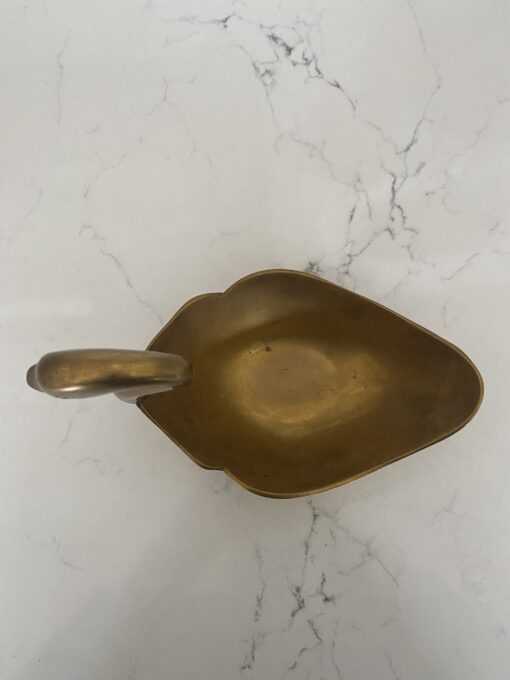Vintage Brass Large Swan Dish Trinket Bowl Home Décor Great for Staging