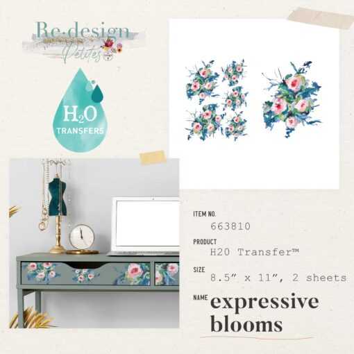 expressive blooms h20 transfer