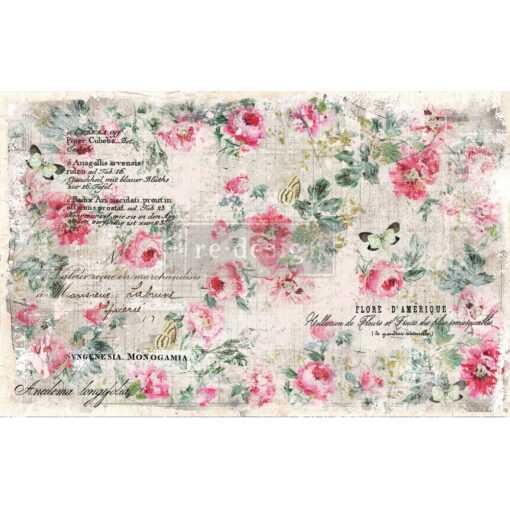 floral wallpaper tissue paper