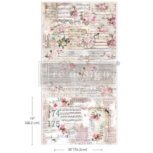 Shabby Chic Sheets 3 Pack Décor Tissue Paper Redesign with Prima