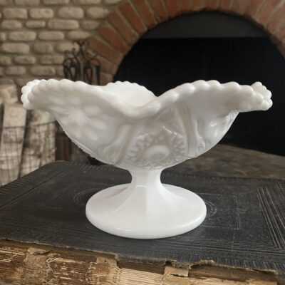 Vintage Milk Glass Compote by Imperial Glass