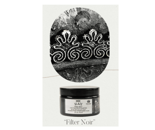 filter noir glaze sample