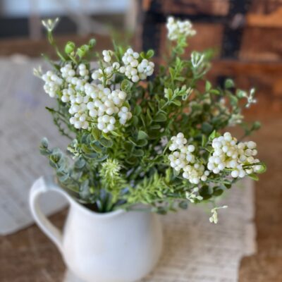 Harpeth Berries Cream Floral Bush Bundle