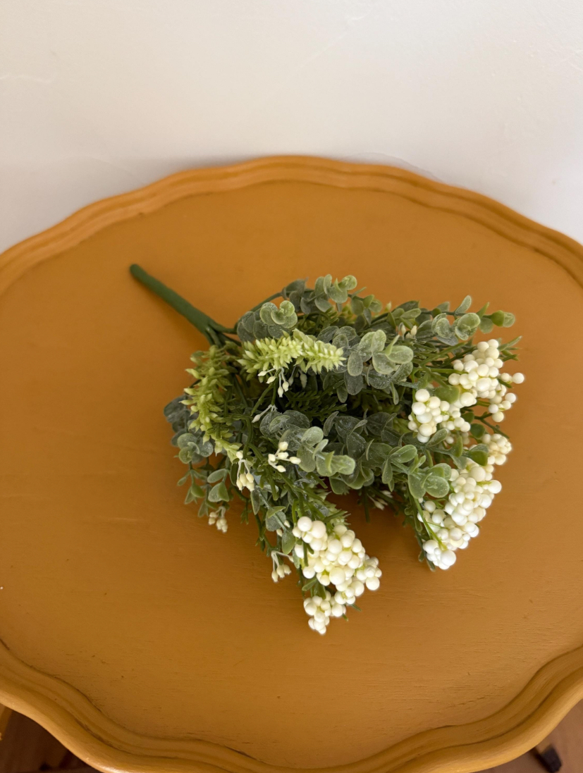 Harpeth Berries Cream Floral Bush Bundle