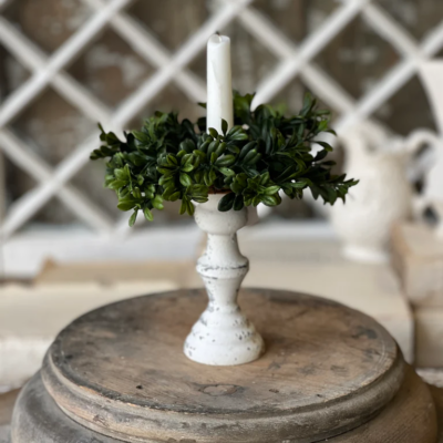 Galilee Boxwood Candle Ring