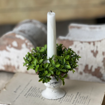Lyric Boxwood Candle RingÂ